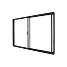 Janela de Correr Abertura Direita Exclusiva 2 Folhas Vidro Liso 100x120cm CRV Portas e Janelas
