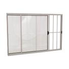 Janela de Correr Alumínio 100 x 120 x 8cm Grade 2 Folhas V. Boreal Esquerda Branco Básica MMachado Janela de Correr Alumínio 100 x 120 x 8cm Grade 2 Folhas V. Boreal Esquerda Branco Básica MMachado