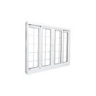 Janela de Correr em Aço Branco 100x150x12 cm 4 Folhas Grade Quadriculada Ideal CRV Janela de Correr em Aço Branco 100x150x12 cm 4 Folhas Grade Quadriculada Ideal CRV