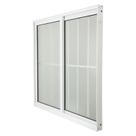 Janela de Correr em Alumínio Branco 120x150x10 cm 2 Folhas VL Com Grade Nobre CRV Janela de Correr em Alumínio Branco 120x150x10 cm 2 Folhas VL Com Grade Nobre CRV