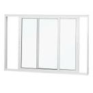 Janela de Correr em Alumínio Branco 120x150x10 cm 2 Folhas VL Móveis Nobre CRV Janela de Correr em Alumínio Branco 120x150x10 cm 2 Folhas VL Móveis Nobre CRV
