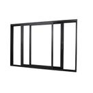 Janela de Correr em Alumínio Preto 100x200x10 cm 2 Folhas Móveis VL Nobre CRV Janela de Correr em Alumínio Preto 100x200x10 cm 2 Folhas Móveis VL Nobre CRV