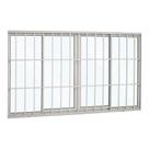 Janela de Correr Grade Classic em Alumínio 100 x 150 x 9,4 cm 4 Folhas Alumifort Sasazaki Janela de Correr Grade Classic em Alumínio 100 x 150 x 9,4 cm 4 Folhas Alumifort Sasazaki
