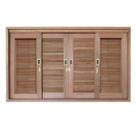Janela de Correr Veneziana Panorâmica Madersilva 120cmx160cmx15cm Janela de Correr Veneziana Panorâmica Madersilva 120cmx160cmx15cm