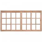 Janela de Madeira de Correr 100x120cm com Caixilho 9,4cm Ewk 394 Rondosul