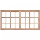 Janela de Madeira de Correr 120x220cm com Caixilho 9,4cm Ewk 394 Rondosul