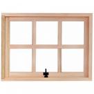 Janela de Madeira Maxim-ar 60x80cm com Caixilho 9,4cm Ewr Mp61 Rondosul