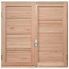 Janela de Madeira Veneziana 100x80cm com Caixilho 12cm Ewk 140 Rondosul