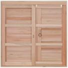 Janela de Madeira Veneziana 120x100cm com Caixilho 12cm Ewk 210 Rondosul