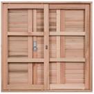 Janela de Madeira Veneziana 120x100cm com Caixilho 12cm Ewk 230 Rondosul