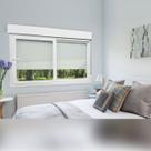 Janela de PVC Integrada 140x150cm 2 Folhas com Vidro Liso e Cremona ITEC Brimak