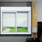 Janela Elite 2 Folhas Moveis com Persiana Integrada 140 X 150 Vidro Liso