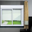 Janela Elite 2 Folhas Moveis com Persiana Integrada 140 X 200 Vidro Liso