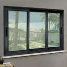 Janela Elite 3 Folhas Moveis Sequenciais 120 X 240 Vidro Liso