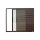 Janela Janela Veneziana Confort 3 Folhas Vidro Liso 100cm X 80cm Brimak Janela Janela Veneziana Confort 3 Folhas Vidro Liso 100cm X 80cm Brimak