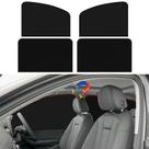 Janela lateral do carro Sun Shades Magnetic 4 peças de cortinas de privacidade