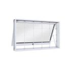 Janela Maxim-ar Aço 60x100x12cm 1 Folha Com Grade Vidro Mini Boreal Facilita Lucasa