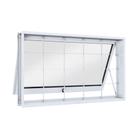 Janela Maxim Ar de Aço 60 x 100 x 12cm com Grade Quadrada Lucasa Facilita Janela Maxim Ar de Aço 60 x 100 x 12cm com Grade Quadrada Lucasa Facilita