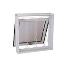 Janela Maxim-Ar em Aço 60 x 60 x 14 cm Grade Elo Branco Prática MMachado