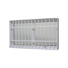 Janela Maxim-Ar em Alumínio Branco Perfecta Max 60x150x9,5cm c/ Grade 2 Folhas Jap