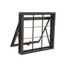 Janela Maxim-Ar Grade Quadriculada Black em Aço 60 x 100 x 8 cm 1 Folha Pratika Sasazaki
