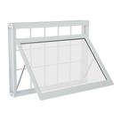 Janela Maxim-Ar Grade Quadriculada em Aço 60 x 100 x 8 cm 1 Folha Pratika Sasazaki