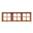 Janela Maxim-Ar Quadriculada 60cm Reta em Madeira Maciça Cedro Arana Casmavi Janela Maxim-Ar Quadriculada 60cm Reta em Madeira Maciça Cedro Arana Casmavi