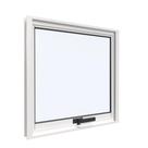 Janela Maxim-Ar Sem Grade em Alumínio Branco 60cm x 60cm com Vidro Vitrolar