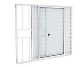 Janela Veneziana 3 Folhas 1,00x1,50 Alumínio Branco C/g