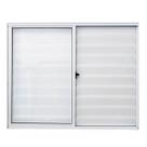 Janela Veneziana 3 Folhas 1,20x1,50 Alumínio Branco S/g