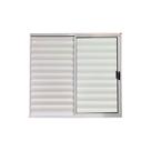 Janela Veneziana 3 Folhas Alumínio Branco 100x120 Janela Veneziana 3 Folhas Alumínio Branco 100x120