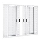 Janela Veneziana 6 Folhas Alumínio Branco 1,00x1,50 Sem Grade