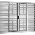 Janela Veneziana 6 Folhas com Grade 120x200cm