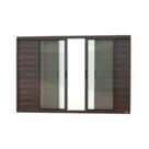 Janela Veneziana Confort 6 Folhas Vidro Liso 120cm X 200cm Brimak