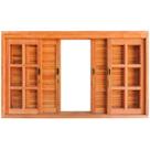 Janela Veneziana Correr Quadriculado Madersilva 1,20m X 1,40m