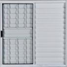Janela Veneziana de Alumínio 3 Folhas 1,00 X 1,20 Com Grade Cor Branco Linha All Modular Janela Veneziana de Alumínio 3 Folhas 1,00 X 1,20 Com Grade Cor Branco Linha All Modular