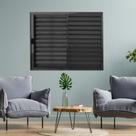 Janela Veneziana de Alumínio 3 Folhas 100 X 120cm Linha Modular