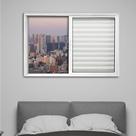 Janela Veneziana de Alumínio 3 Folhas 100 X 150cm Linha 25 Esquadrias Bergamo
