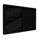 Janela Veneziana de Aluminio de Correr Lateral com Grade 100x120cm Lucasa Ideale