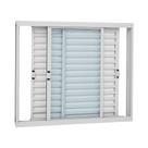 Janela Veneziana em Aço 100 x 120 x 11,3 cm 3 Folhas Móveis Kompacta Sasazaki Janela Veneziana em Aço 100 x 120 x 11,3 cm 3 Folhas Móveis Kompacta Sasazaki