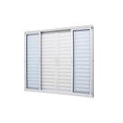Janela Veneziana em Alumínio Branco 6 Folhas Caribe Max 120x200x8cm Jap