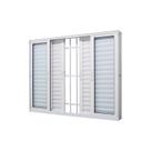 Janela Veneziana em Alumínio Branco 6 Folhas Perfecta Max 100x150x16cm c/ Grade Jap