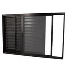 Janela Veneziana em Alumínio Preto 100x120x10 cm 3 Folhas Móveis VL Nobre CRV Janela Veneziana em Alumínio Preto 100x120x10 cm 3 Folhas Móveis VL Nobre CRV