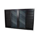 Janela Veneziana em Alumínio Preto 100x150x10 cm 6 Folhas VL Nobre CRV Janela Veneziana em Alumínio Preto 100x150x10 cm 6 Folhas VL Nobre CRV