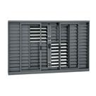 Janela Veneziana Multiflex em Aço 100 x 200 x 16 cm 6 Folhas Silenfort Sasazaki Janela Veneziana Multiflex em Aço 100 x 200 x 16 cm 6 Folhas Silenfort Sasazaki