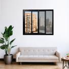 Janela Vitro 2 Folhas Móveis com Tela Mosqueteira Alumínio 100x150 Cm Linha 25