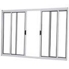 Janela Vitro 4 Folhas Alumínio Branco 1.00 X 1.00 Modular