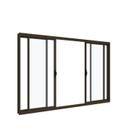 Janela Vitro 4 Folhas sem Grade 1,20mx1m X 5cm em Alumínio com Vidro Vitrolar