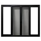 Janela Vitro 4 Folhas Tela Mosquiteira Linha 25 Alum. Preto 100x100 Janela Vitro 4 Folhas Tela Mosquiteira Linha 25 Alum. Preto 100x100