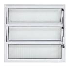 Janela Vitrô Basculante Janellot Alumínio Vidro Boreal 60x80cm Cor Branco Janela Vitrô Basculante Janellot Alumínio Vidro Boreal 60x80cm Cor Branco